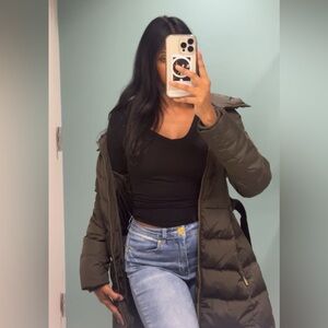 Michael kors Women's Olive Puffer Jacket